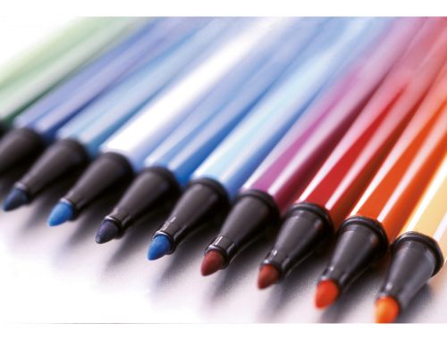 Marcador stabilo aguarelavel pen 68 amarelo limao 1 mm , Stabilo , 150773 , 4006381326322